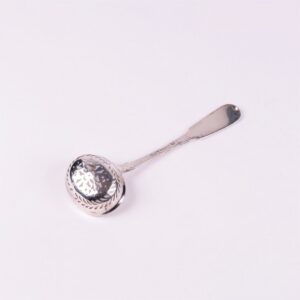 Russian silver table strainer. I. Sazikov workshop. — image 2