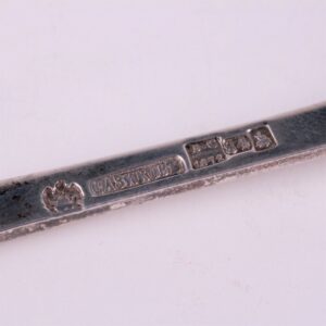 Russian silver table strainer. I. Sazikov workshop. — image 4