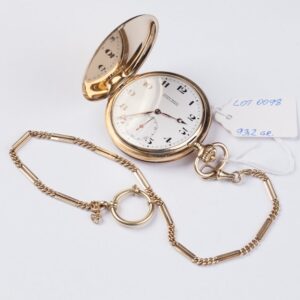 14K gold pocket watch."Ulysse Nardin". — image 1