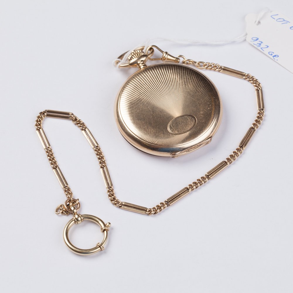 14K gold pocket watch."Ulysse Nardin". — image 4
