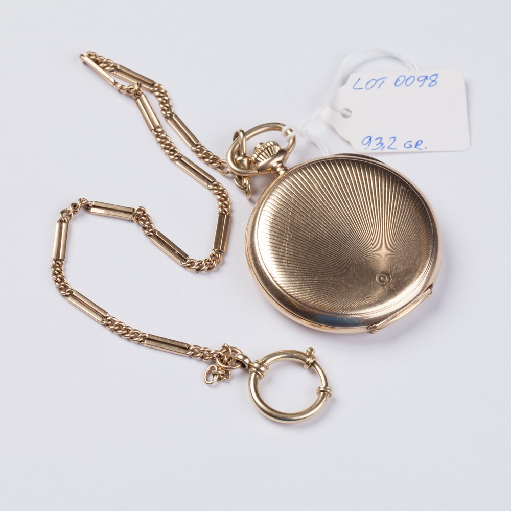 14K gold pocket watch."Ulysse Nardin". — image 5