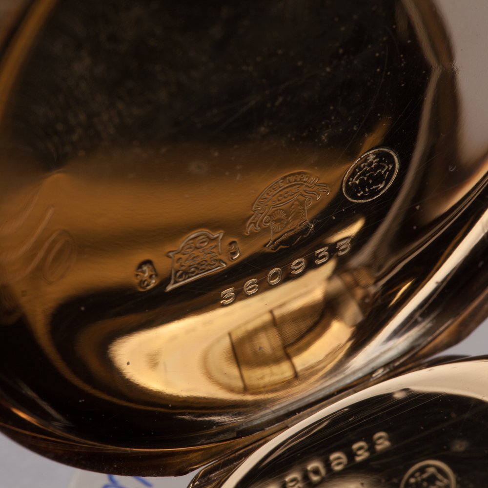 14K gold pocket watch."Ulysse Nardin". — image 7