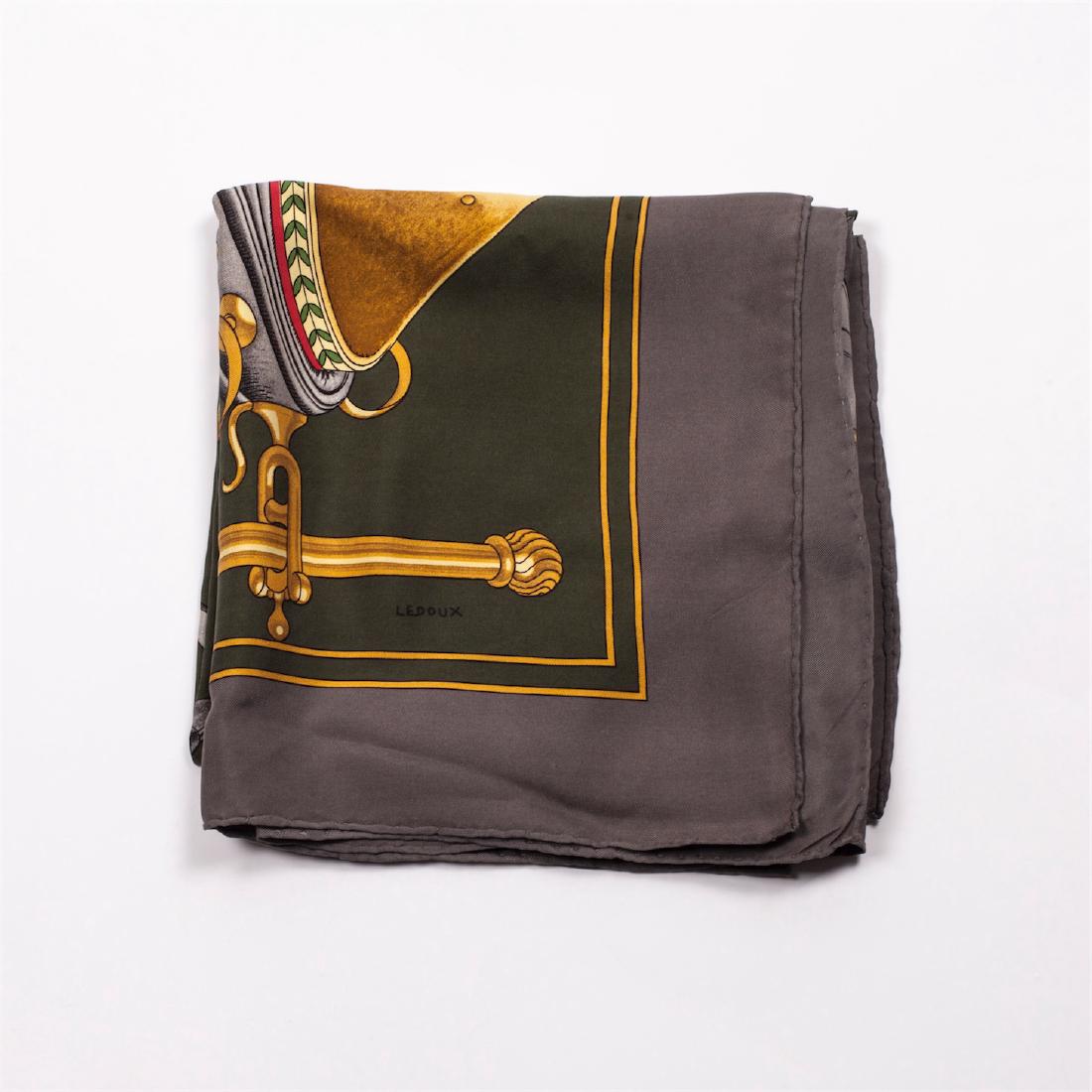 Hermes "?arrick à bpompe" silk scarf.1973 — image 3