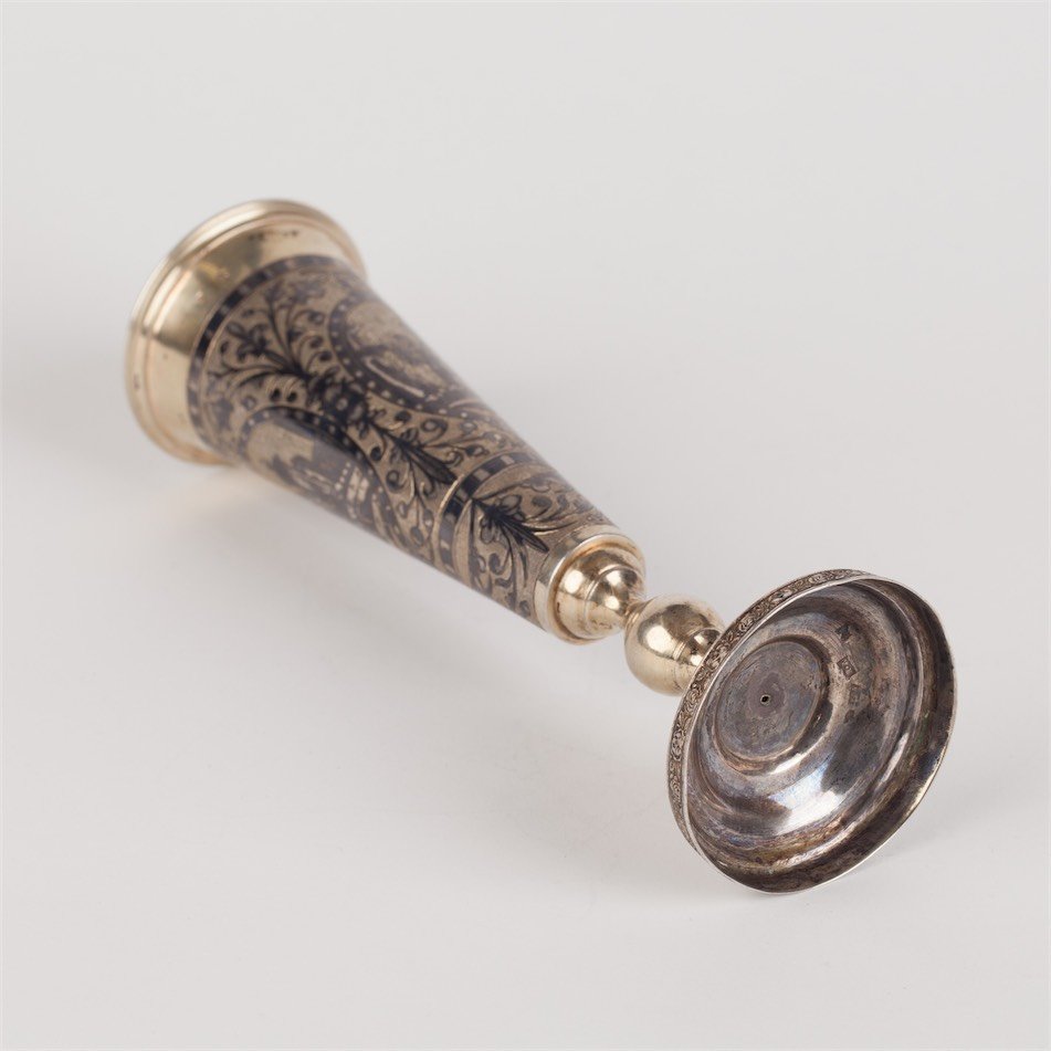 Pokal with genre scence. Moscow, 1838. — image 4