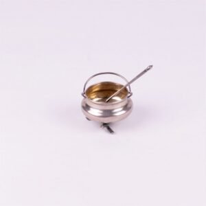 Russian salt cellar in the shape of hiking pot. — image 2
