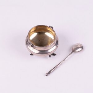 Russian salt cellar in the shape of hiking pot. — image 3