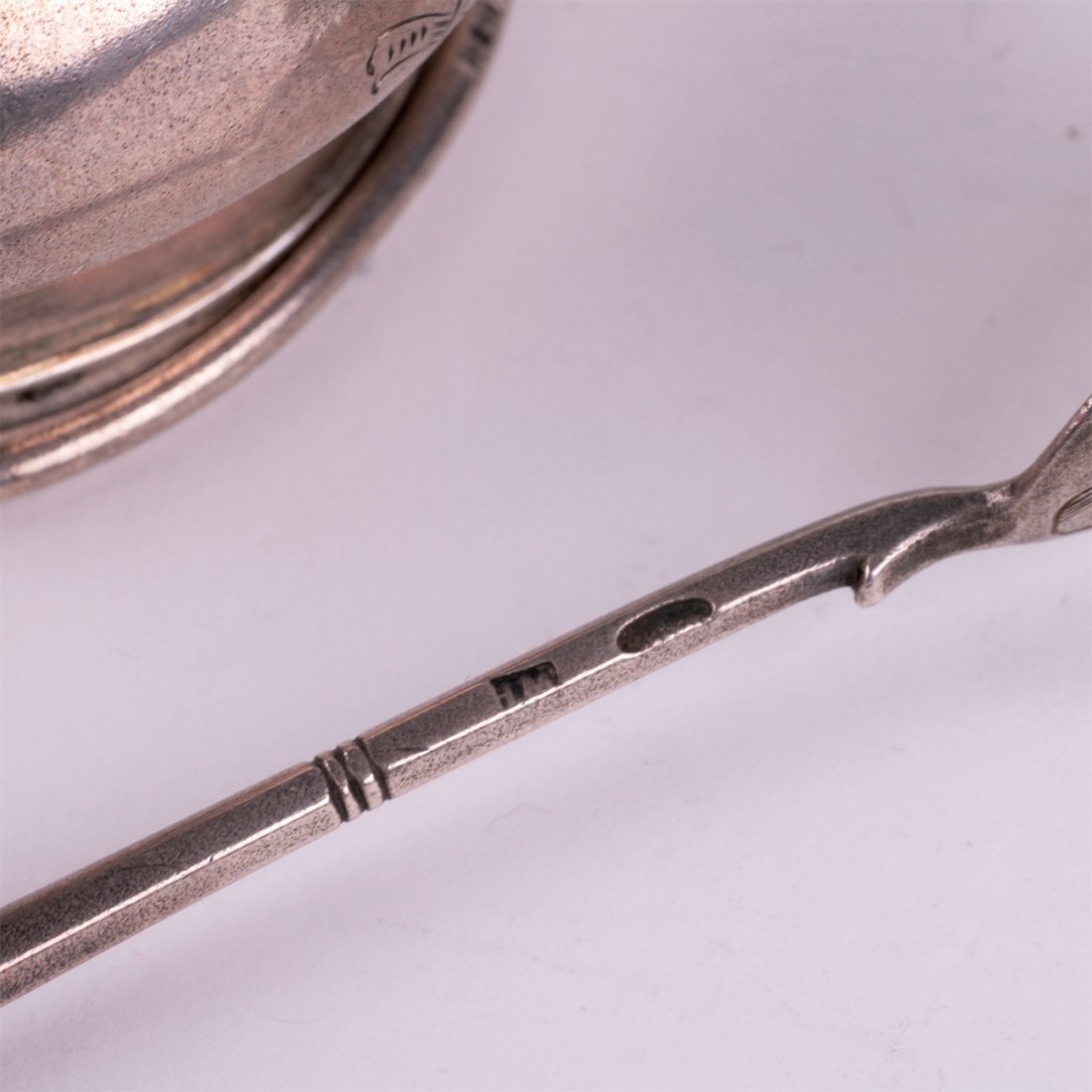 Russian salt cellar in the shape of hiking pot. — image 6