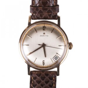 Zenith 18K gold men's wristwatch with calendar — image 1