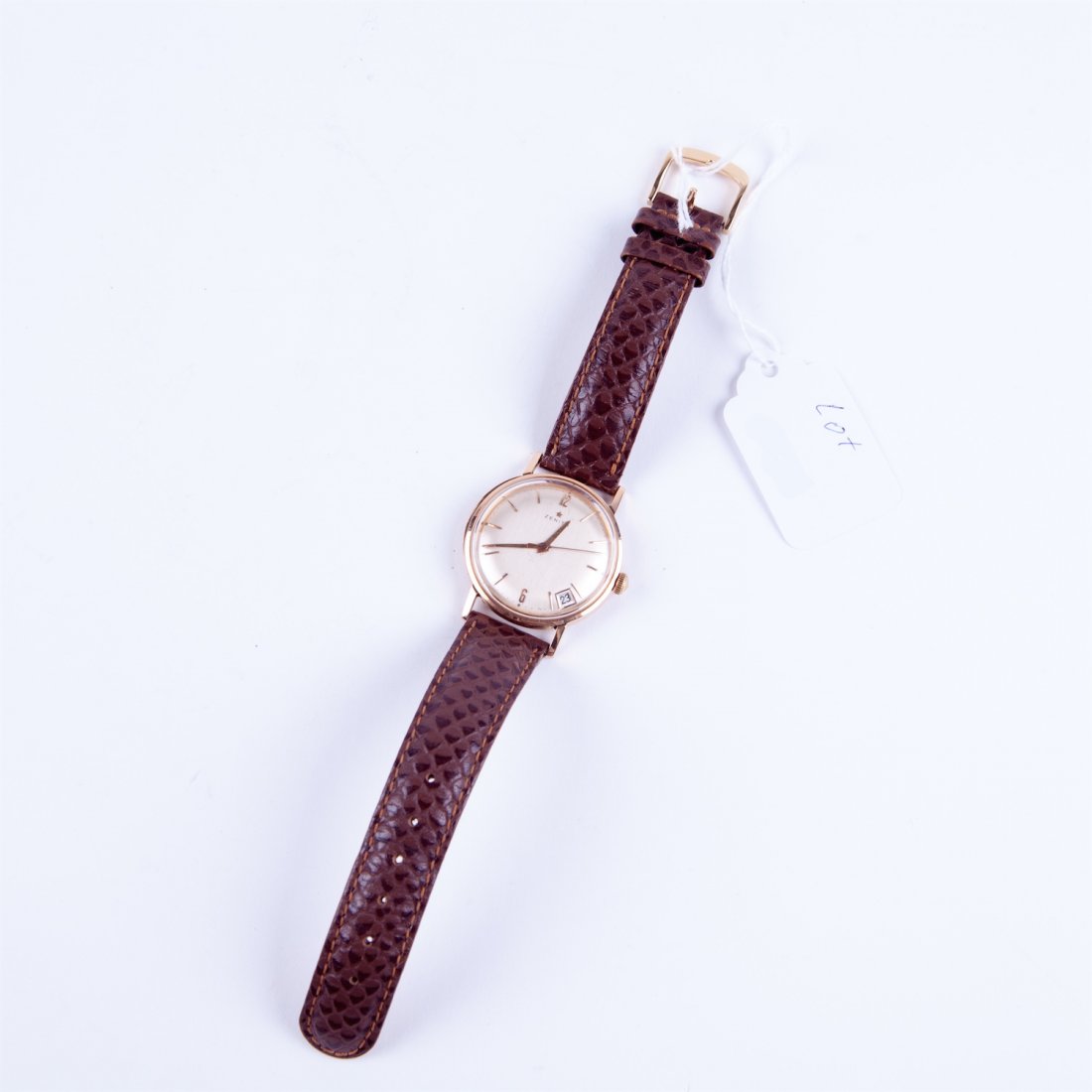 Zenith 18K gold men's wristwatch with calendar — image 2