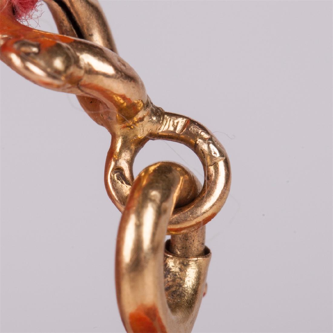 Antique coral necklace. Weight: 111.7 g. — image 3