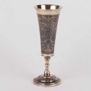 Pokal with floral decor. Moscow, 1834. — image 2