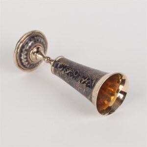 Pokal with floral decor. Moscow, 1834. — image 3