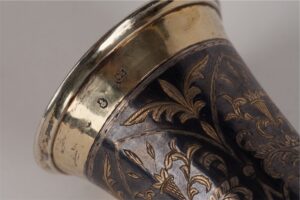 Pokal with floral decor. Moscow, 1834. — image 4