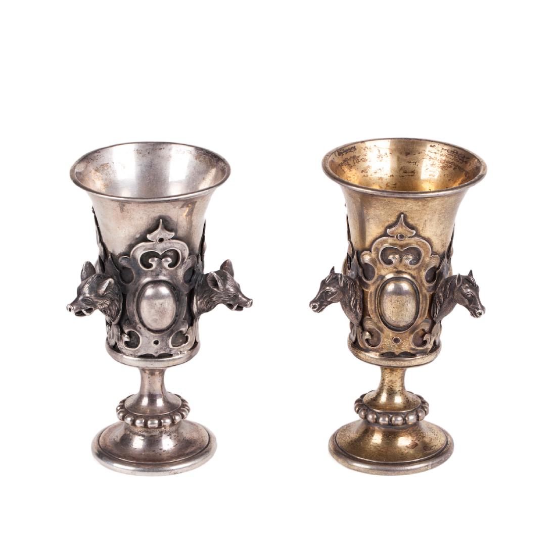 Russian beakers in the shape of animal heads — image 1