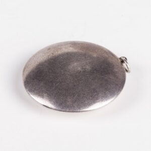 Russian engraved silver and guilloche enamel powder box — image 2