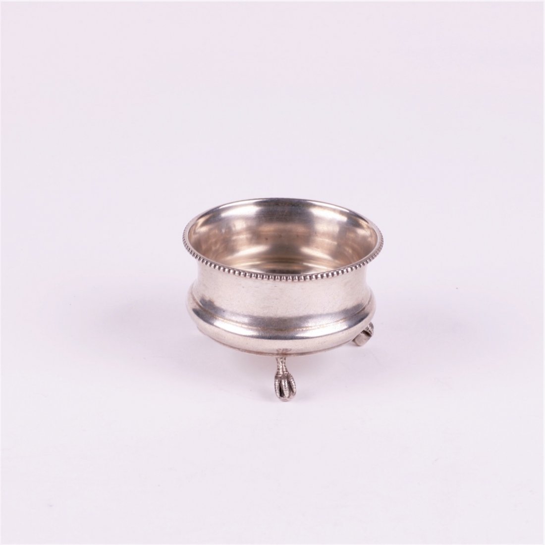 Russian salt cellar on feet. Faberge workshop. — image 2