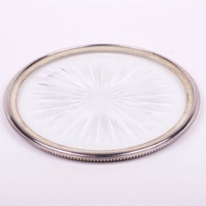 Tray. Glass, silver. French. — image 3
