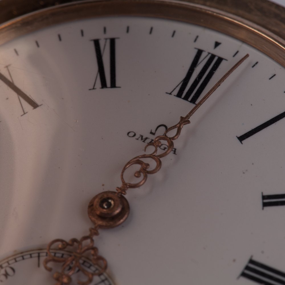 14K gold pocket watch "Omega" — image 2