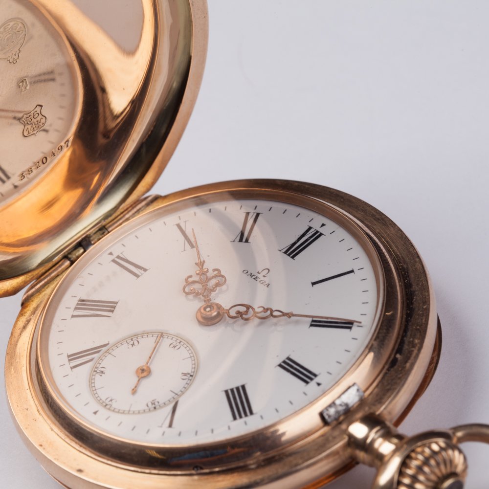 14K gold pocket watch "Omega" — image 5