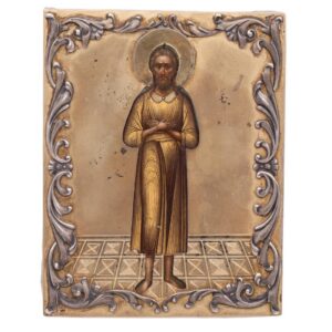 Faberge presentation icon of Saint Alexiy — image 1