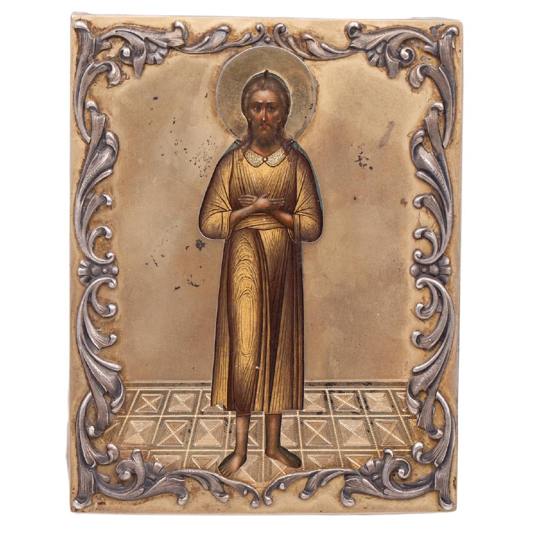 Faberge presentation icon of Saint Alexiy — image 1
