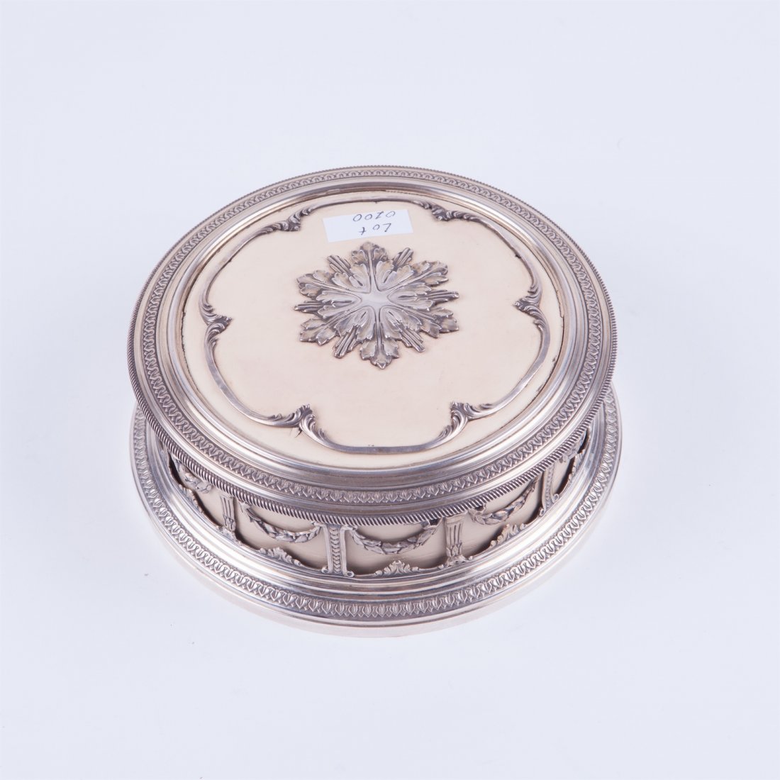 French solid silver jewellery box. — image 1