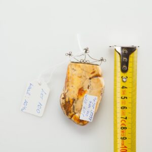 Natural Baltic Amber stone pendant. — image 2