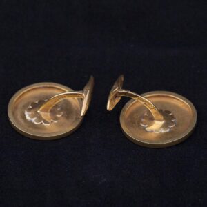 Russian gold and enamel cufflinks of nobel Redrikov — image 3