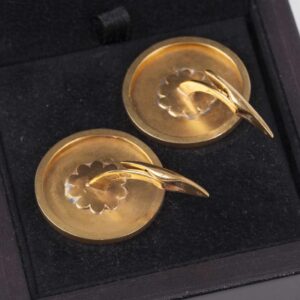 Russian gold and enamel cufflinks of nobel Redrikov — image 4