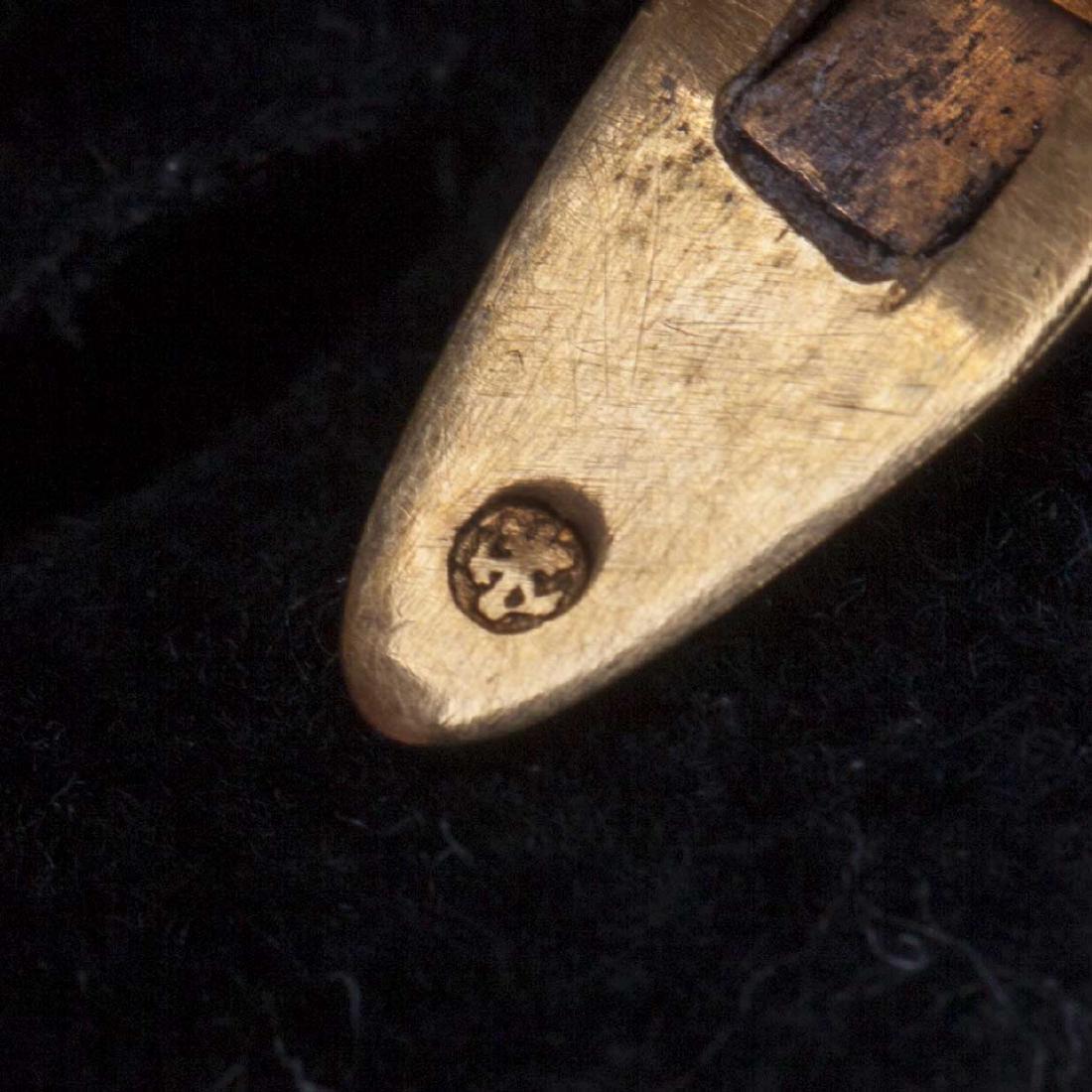 Russian gold and enamel cufflinks of nobel Redrikov — image 6