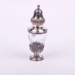 French silver sugar powder cellar. — image 1