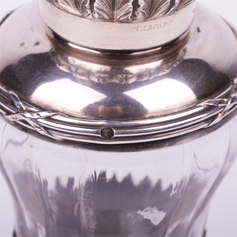 French silver sugar powder cellar. — image 2