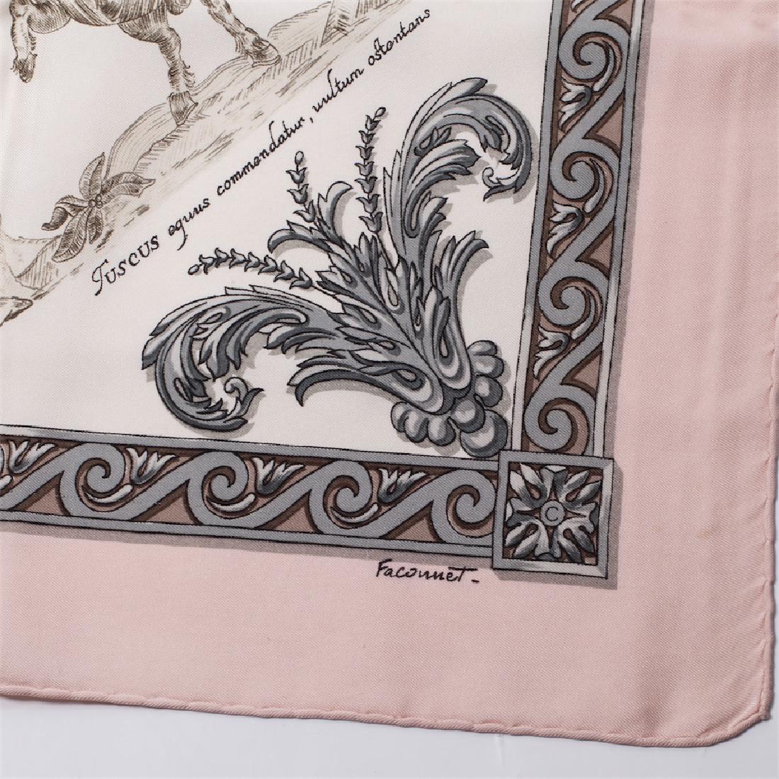 Hermes "Courbettes et cabrioles" silk scarf. 1993. — image 3