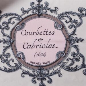 Hermes "Courbettes et cabrioles" silk scarf. 1993. — image 4
