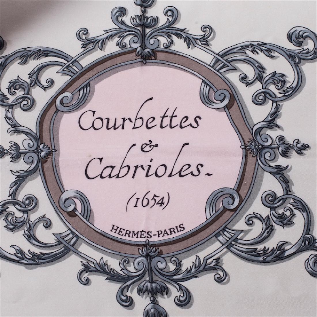 Hermes "Courbettes et cabrioles" silk scarf. 1993. — image 4