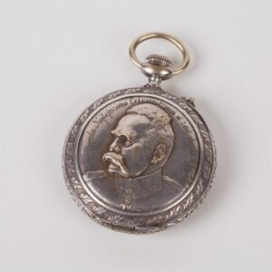 Nickle plated pocket watch "Roskopf swiss". — image 2