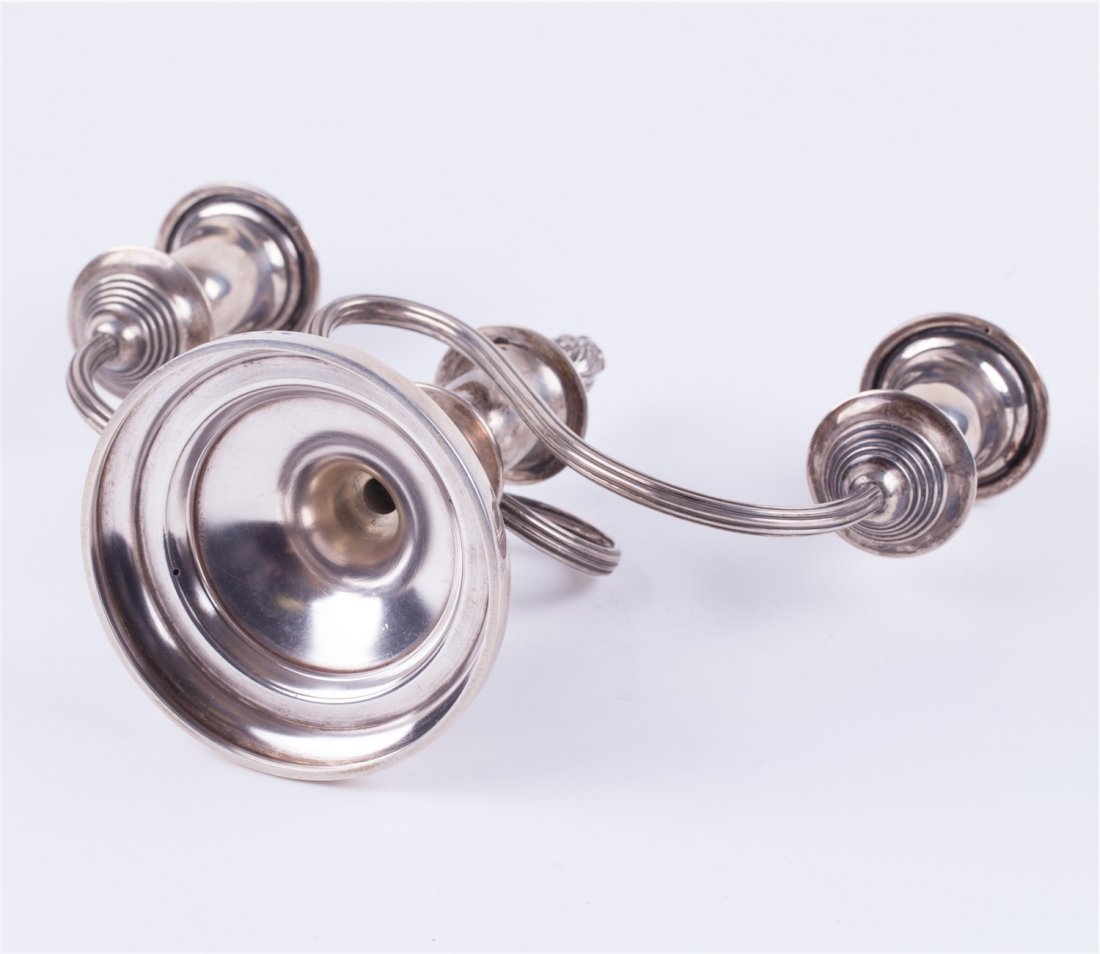 Pair of solid silver candlesticks. — image 7