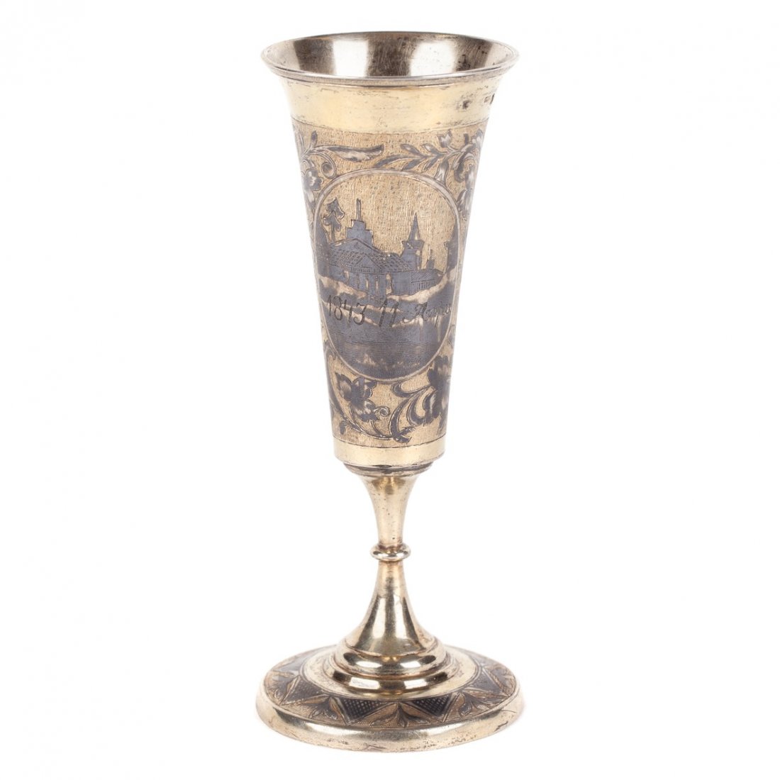 Pokal with views of Moscow. Moscow, 1847. — image 1