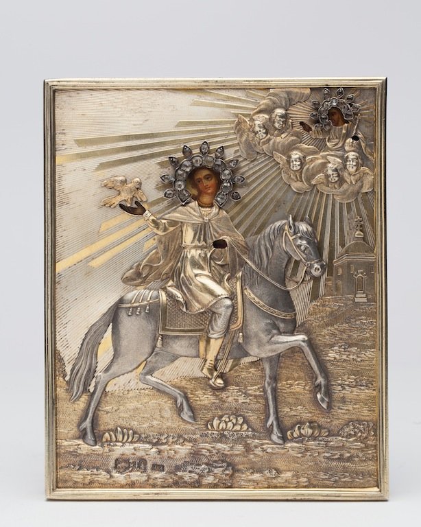 Russian Icon Saint Martyr Tryphon. A.A. Moscow, 1863 — image 1
