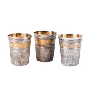 Unusual Russian thimble beakers — image 1