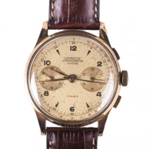 "Wemalux Chronographe Suisse" gold chronograph — image 1