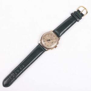 "Exactus" 18K gold chronograph men's wristwatch — image 2