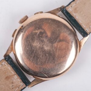 "Exactus" 18K gold chronograph men's wristwatch — image 4