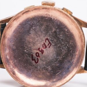 "Exactus" 18K gold chronograph men's wristwatch — image 8