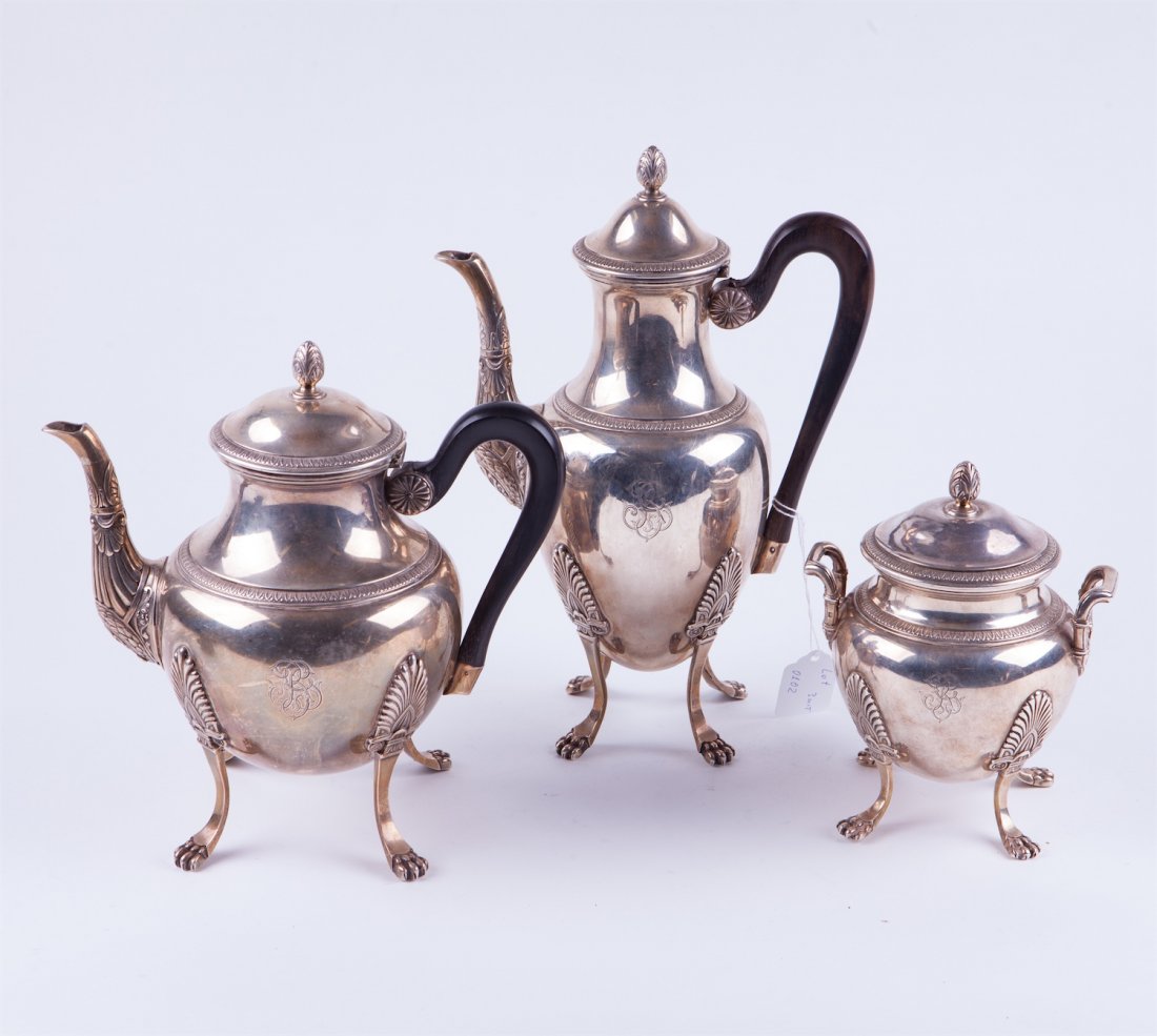 French silver set. — image 1