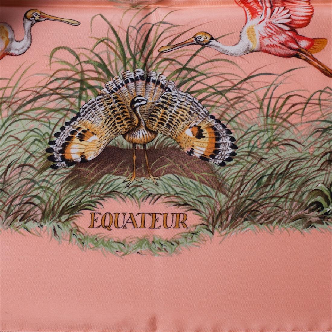 Hermes "Équateur" silk scarf. 1988. — image 3