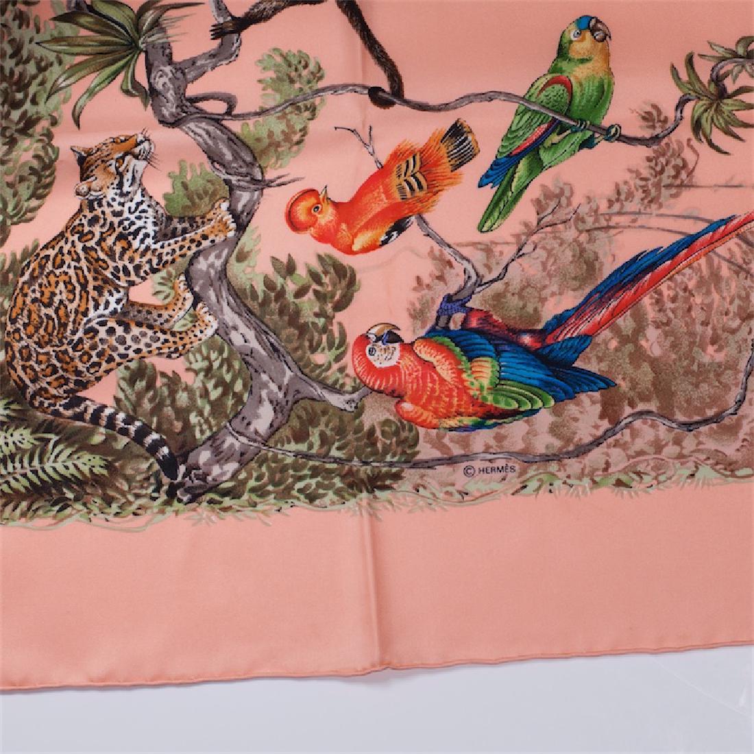 Hermes "Équateur" silk scarf. 1988. — image 4