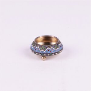 Russian silver salt cellar. 11th Artel. — image 2