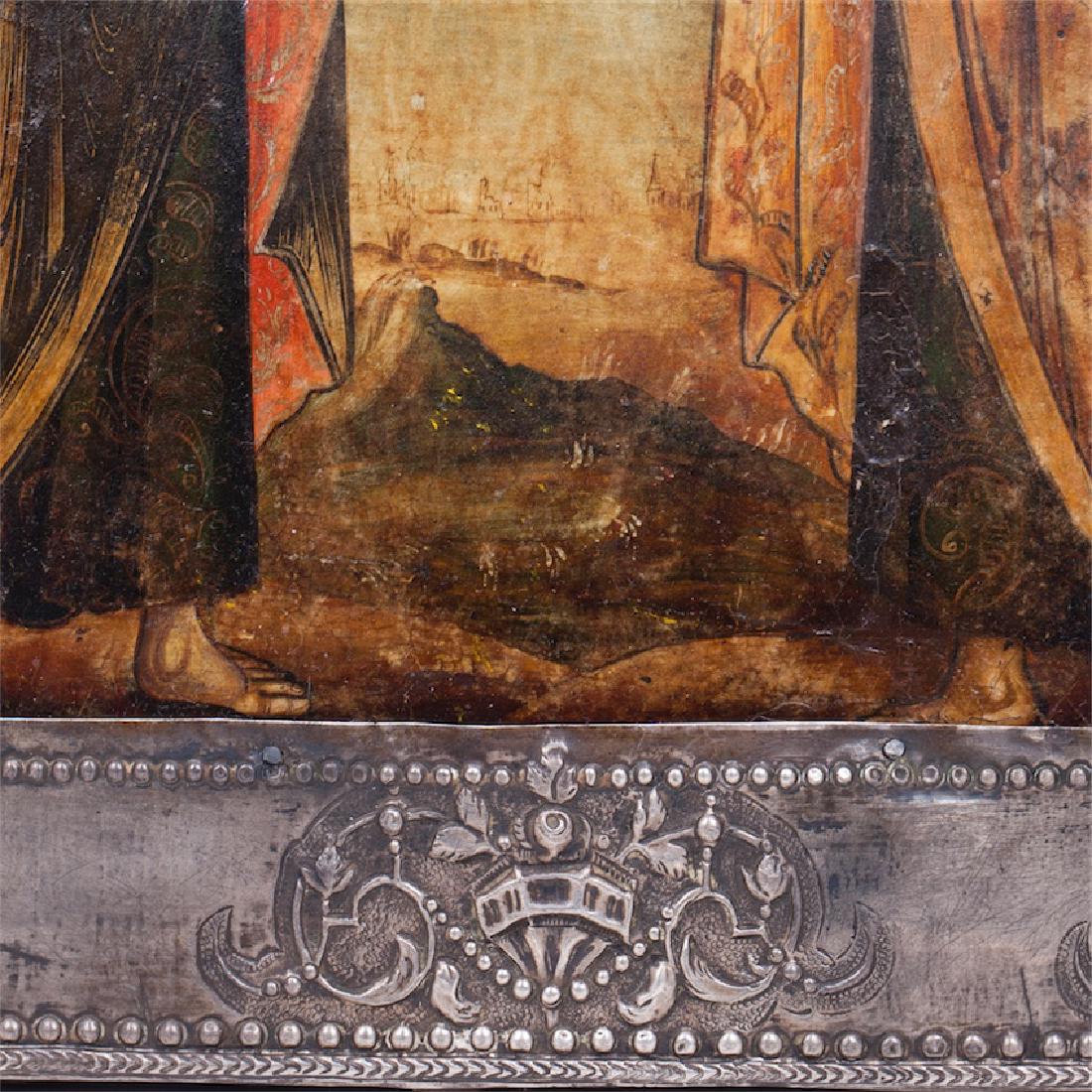 17th Russian icon of Saints Peter and Pavel — image 3