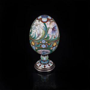 2 Russian beakers in the shape of an easter egg — image 2
